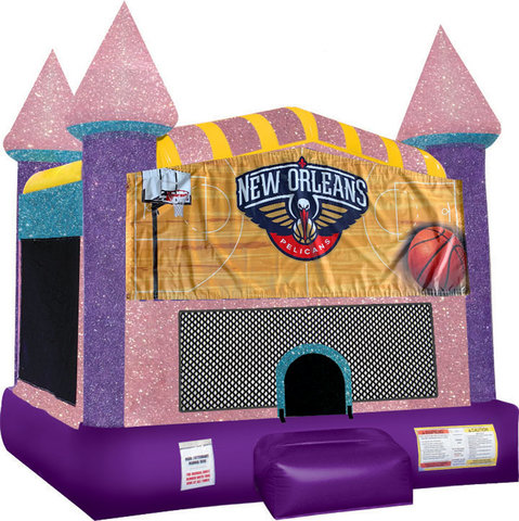 New Orleans Pelicans Inflatable bounce house Pink