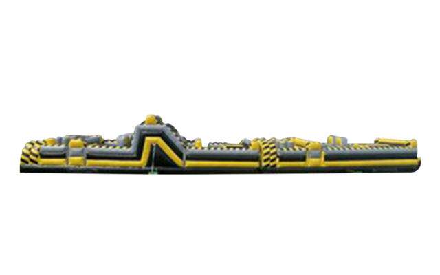 70 Ft. Radical Run Caution Obstacle Course Interactive(40 ft. Obstacle & 7 Element Obstacle)