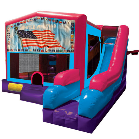 Patriotic Inflatable Pink Combo 7in1