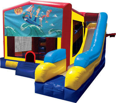 Phineas and Ferb Inflatable combo 7in1