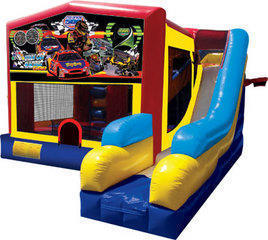 Race Cars Inflatable Combo 7in1