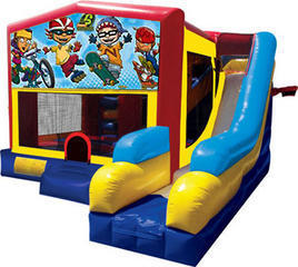 Rocket Power Inflatable Combo 7in1