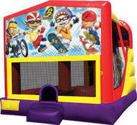 Rocket Power 4in1 Inflatable Bounce House Combo