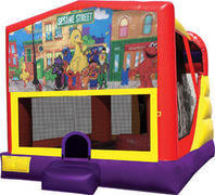 Sesame Street 4in1 Inflatable Bounce House Combo