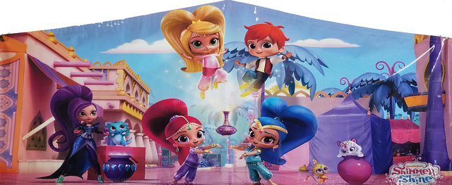 Shimmer and shine panel