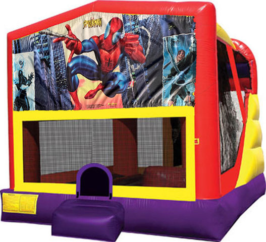 Spiderman 4in1 Inflatable Bounce House Combo