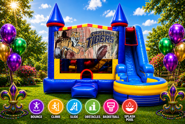 Tigers Inflatable Combo 7in1