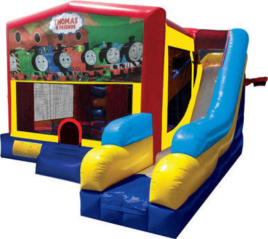 Train Inflatable 7in1 Combo