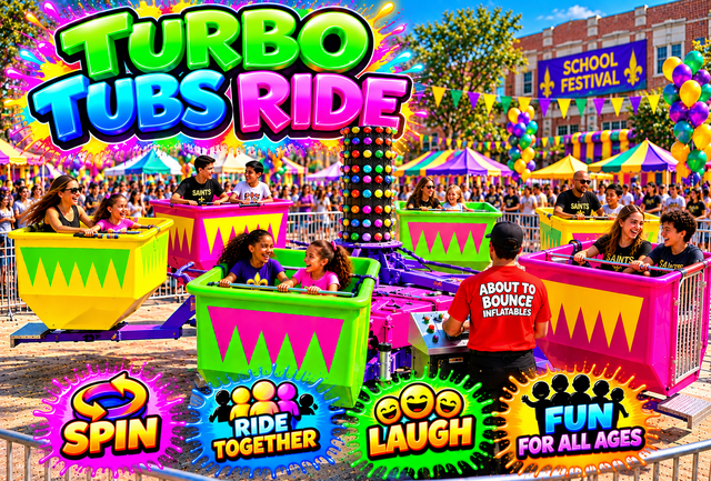 Turbo Tubs Carnival amusement ride rentals