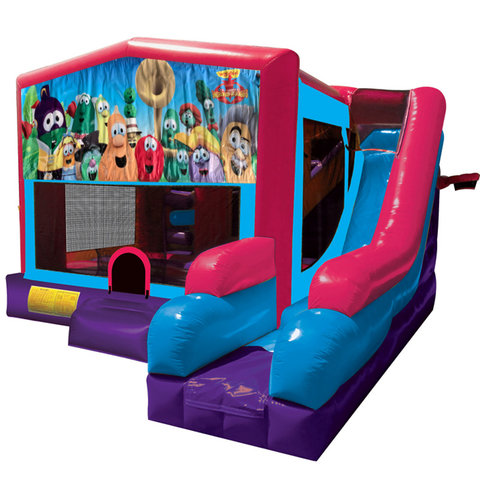 Veggie Tales 7in1 Pink Combo Bounce House