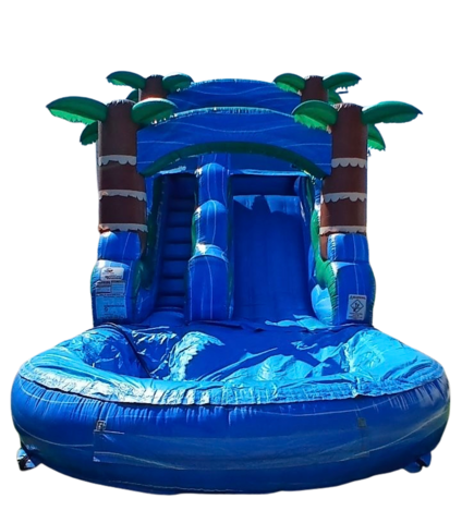 16 Foot Purple Hurricane Water Slide