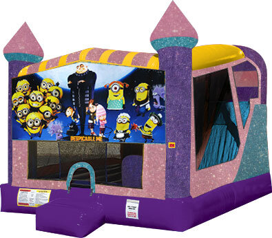 Despicable Me 4in1 combo bouncer pink