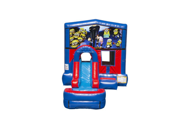 Despicable Me Ez front slide bounce house combo