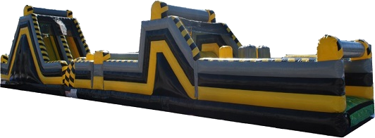 70 Ft. Radical Run Caution Obstacle Course Interactive(40ft & rock climb)