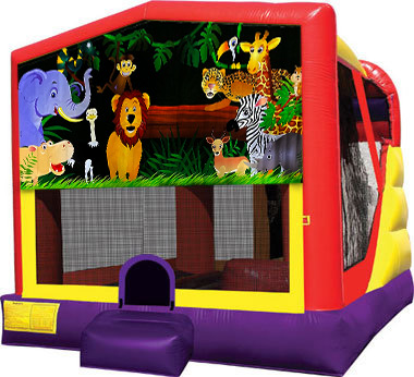 Safari 4in1 Inflatable Bounce House Combo