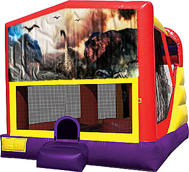 Dinosaurs (2) 4in1 Inflatable Bounce House Combo Dinosaurs (2) 4in1 Inflatable Bounce House Combo