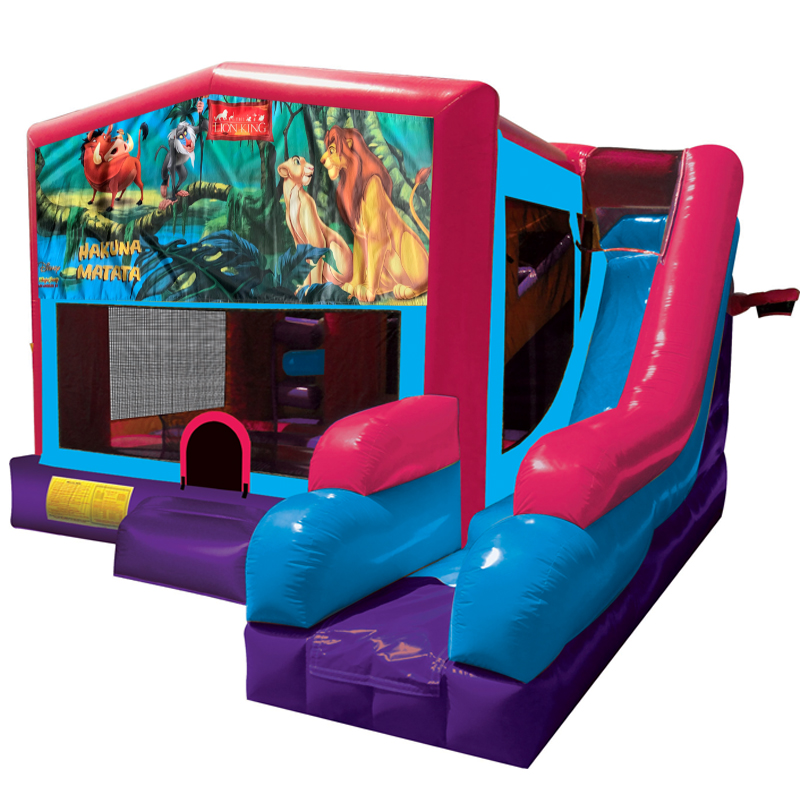 Lion King Inflatable Pink Combo 7in1 Lion King Inflatable Pink Combo 7in1
