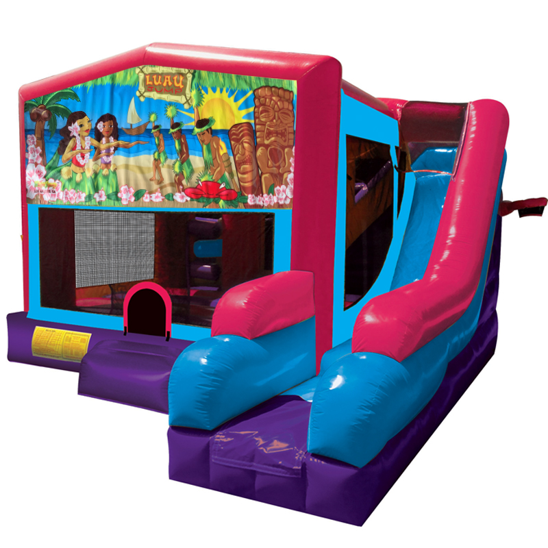 Luau Inflatable Pink Combo 7in1 Luau Inflatable Pink Combo 7in1