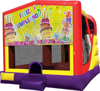 Feliz Cumpleanos 4in1 Inflatable Bounce House Combo