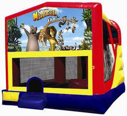 Madagasgar 4in1 Inflatable Bounce House Combo