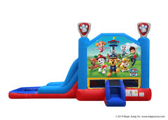 3 in 1 Paw Patrol Inflatable water slide combo Bounce House rental