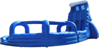 27 Ft. Double Lane Pipeline Water Slide with slip and slide