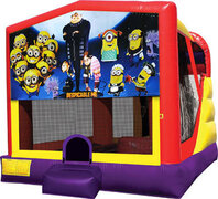 Despicable Me 4in1 Inflatable bounce house combo