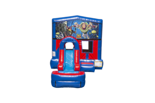 Buzz Lightyear Ez front slide bounce house combo