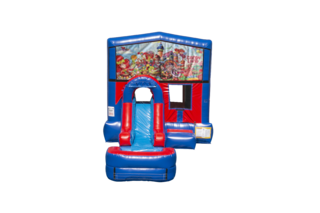 Candyland Ez front slide bounce house combo