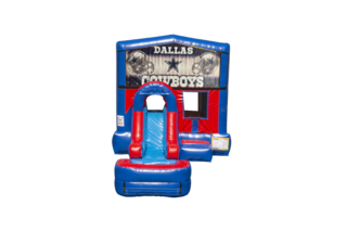 Dallas Cowboys Ez front slide bounce house combo