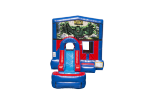 Hulk Ez front slide bounce house combo