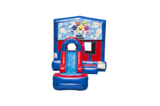Baby Shark Ez front slide bounce house combo