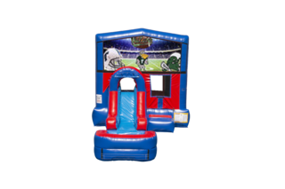 Tulane EZ front slide bounce house combo