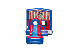 Pirates Adventure EZ front slide bounce house combo
