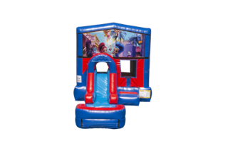 Shimmer and Shine EZ front slide bounce house combo