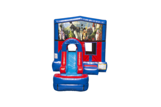 Shrek EZ front slide bounce house combo