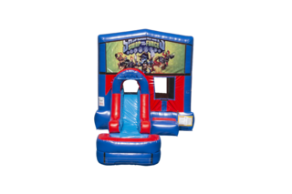 Skylanders EZ front slide bounce house combo