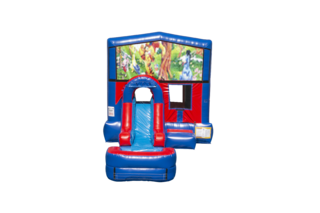 Winnie the Pooh EZ front slide bounce house combo