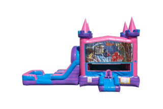 Finding Nemo Lucky princess combo Double Lane Wet/Dry with Bounce House 