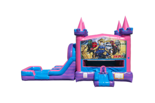 LEGO Ninjago Lucky princess combo Double Lane Wet/Dry with Bounce House 