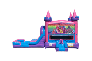 My Little Pony Lucky princess combo Double Lane Wet/Dry with Bounce House 