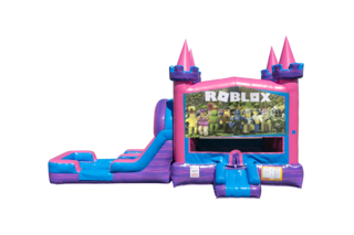 Roblox Lucky princess combo Double Lane Wet/Dry with Bounce House 