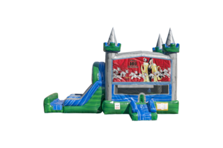 Dalmatians 101 Emerald combo Double Lane Wet/Dry with Bounce House