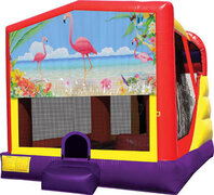 Flamingos 4in1 Bounce House Combo