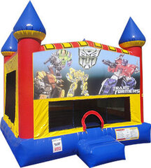 Transformers Inflatable Bounce house with Basketball Goal