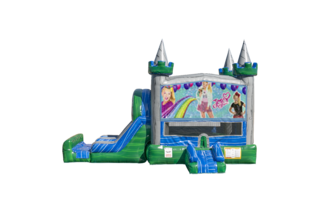 JoJo Siwa Emerald combo Double Lane Wet/Dry with Bounce House