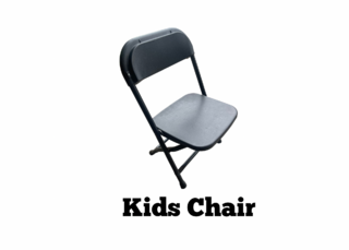 Chair rental kids black