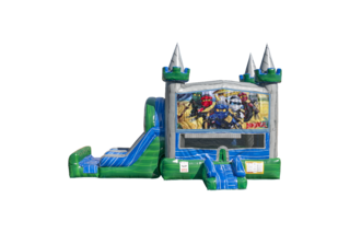 LEGO Ninjago Emerald combo Double Lane Wet/Dry with Bounce House