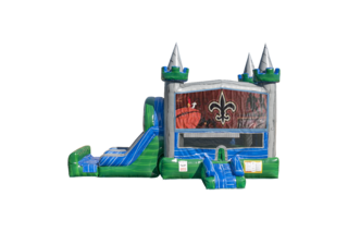 NOLA Emerald combo Double Lane Wet/Dry with Bounce House