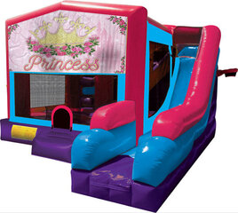 Princess Inflatable Pink Combo 7in1 